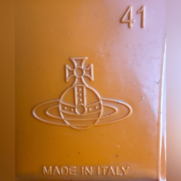 Vivienne Westwood Men's Orange Loafers - Picture 8 of 10